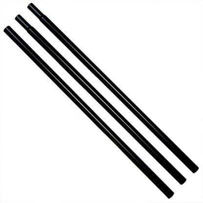 Three Piece Birding Pole, Black, 6' 8" x 1" O.D. - BIRDLOVER