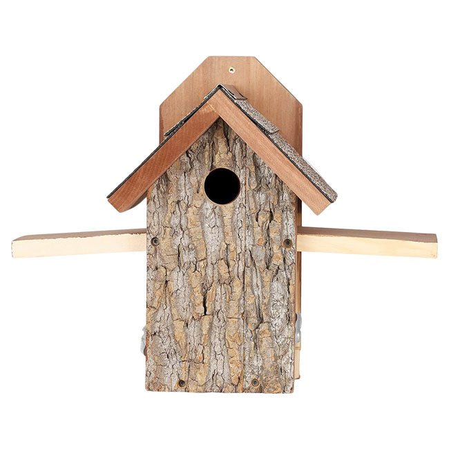 Uncle Dunkel's Bark Clad Ultimate Bluebird House - BIRDLOVER