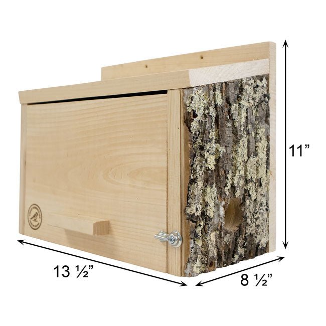 Uncle Dunkel's Bark Clad Winter Bird Nesting Box - BIRDLOVER