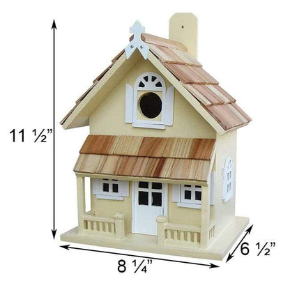 Victorian Cottage Bird House, Butternut