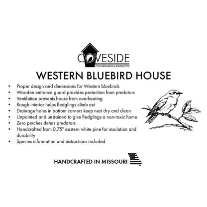 Western Bluebird House - BIRDLOVER