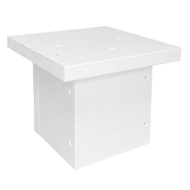 White 4 x 4 Post Mounting Bracket - BIRDLOVER