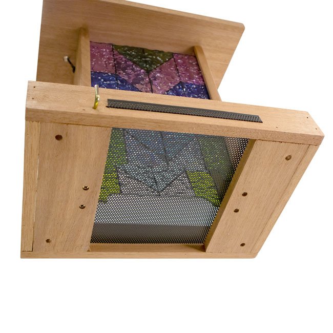 Wild Bird Lover's Cedar Hopper Feeder with Solar Light - BIRDLOVER