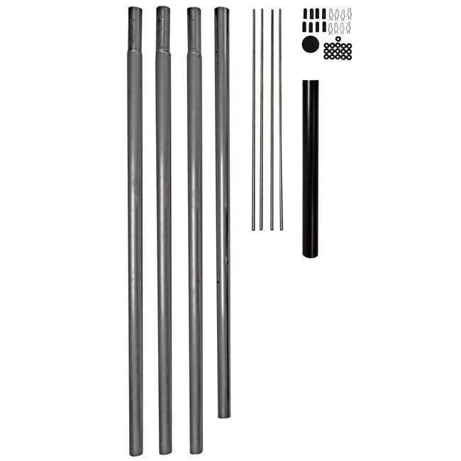 Wild Bird Lover's Purple Martin Aluminum Pole for 8 Gourds - BIRDLOVER