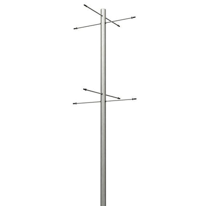 Wild Bird Lover's Purple Martin Aluminum Pole for 8 Gourds - BIRDLOVER