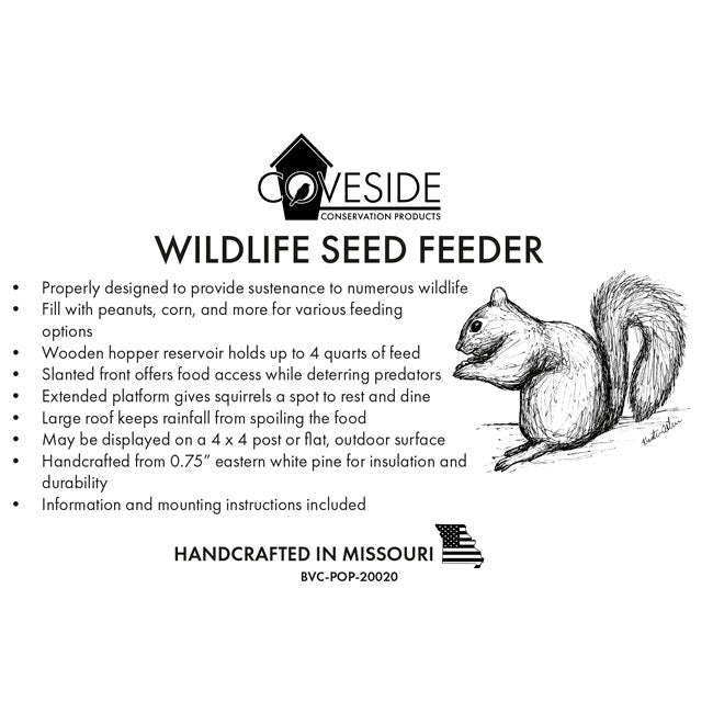 Wildlife Seed Feeder - BIRDLOVER