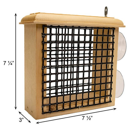 Window Suet Feeder - BIRDLOVER